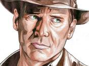 illustrazioni tema Indiana Jones
