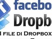 Condividere propri file Dropbox gruppi Facebook