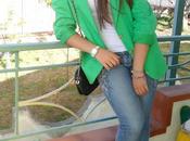 Emerald green blazer