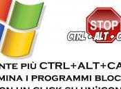 Termina programmi bloccati click collegamento desktop