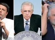 Monti, Renzi Grillo: ‘nuovo’ puzza ‘vecchio’…