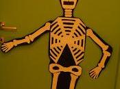 BRICOLAGE: scheletro cartoncino (Halloween)