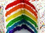 Rainbow cake Torta Arcobaleno