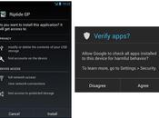 Android 4.2: include scansione delle terze parte ridisegna l’interfaccia gestione
