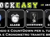 Clockeasy: creare orologi countdown proprio sito utilizzare sveglie cronometri browser