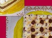 Torta crema chantilly, panna cioccolato