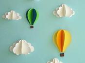 ARTE Pioggia nuvole sulla parete