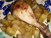 Pollo forno, patate