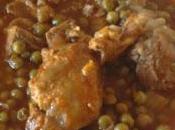 Agnello umido piselli