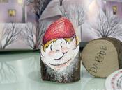 Elfo segnaposto legno