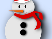 Pupazzo neve Natale Inkscape