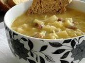 Pancetta affumicata zuppa cavolo