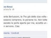 Matteo Renzi: “Caro Berlusconi, cose possono comprare, persone