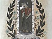 Textures materiche patterns dipinti stile "vintage-folk" evan harris