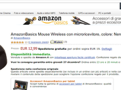 AmazonBasics Mouse Wireless microricevitore, colore: Nero