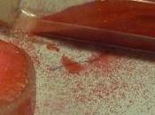 Candela decorata sabbia rossa: buon 2013