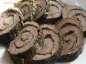 Rotolo carne, erbette mortadella