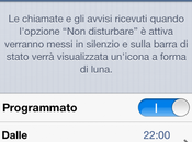 Funzione Disturbare: ritornerà tutti