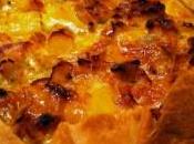 Quiche bacon, porri fontina