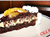 Torta nera orange curd