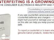 battaglia Canon contro batterie contraffatte