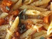Penne, zucca pancetta affumicata