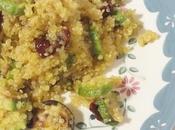 Ricette l'ufficio: quinoa, zucchine, pomodori secchi zafferano