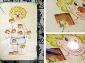 L'allegro pagliaccio regalo legno