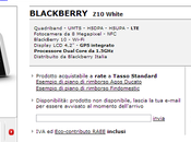 BlackBerry comparsa sito Mediaworld