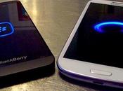BlackBerry confrontato Galaxy