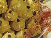 Bignè allo zabaione alla crema caffè.