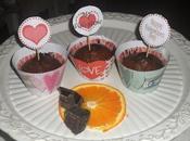 Cupcake Valentino cioccolato arancia