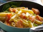 Pennette salmone robiola