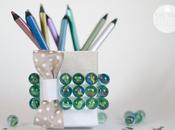 CRAFT TOUR: PORTAMATITE RICICLANDO BIGLIE TETRAPAK) create pencil holder recycling marbles tetrapak