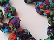 Statement Necklace: Collana multicolor puff stitch