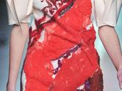 Stampe, patterns effetti superficie dalla settimana della moda milano