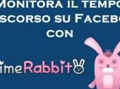 Monitora tempo trascorso Facebook TimeRabbit