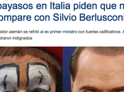 pagliaccio circo stupido mettere allo stesso livello Berlusconi"