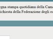 Rassegna stampa parlamentare chiusa cittadini. Appello parlamentari