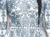 Stampe, patterns effetti superficie dalla settimana della moda parigi
