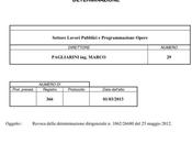 Service contratti attivi Comune, gaffe Pagliarini. lavori sagrati delle chiese paga Comune