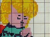 Schema punto croce: L'Angelo custode