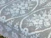 Schemi filet: Coperta formata strisce bellissimo bordo