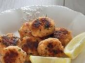 Polpette salmone limone coriandolo