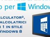 Windows Calculator², calcolatrici stile