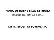 Dopo anni funzionamento cluster ecco bozza piano d’emergenza dello stoccaggio Bordolano