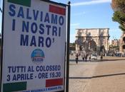 Salviamo nostri maro'! sapevate? anche davanti all'arco costantino esiste cartellone pubblicitario! scusa della mappa roma retro..