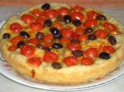 Focaccia ciliegini olive