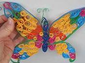 BRICOLAGE farfalla tecnica Quilling