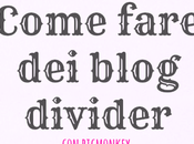 Come Creare Divider Blog PicMonkey